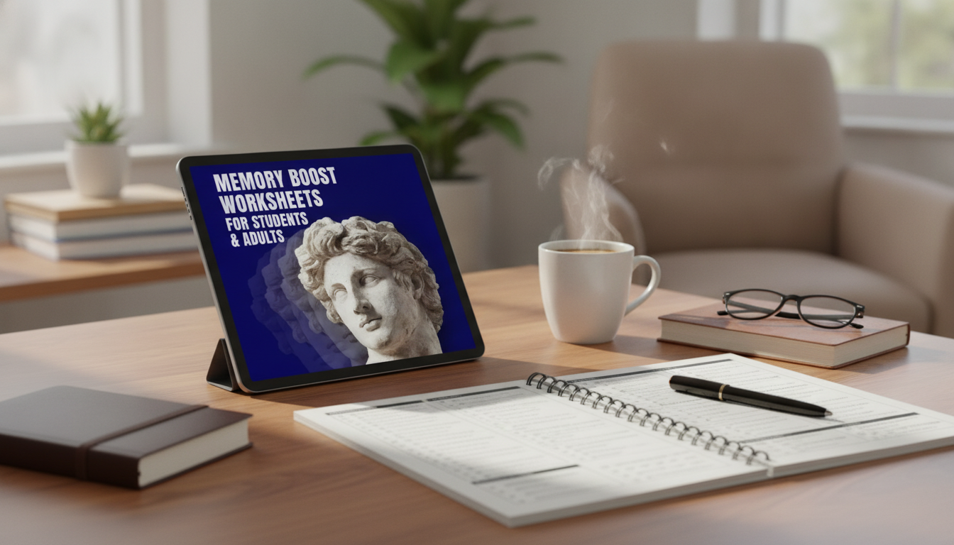 Memory Boost Worksheets: Printable & Digital Recall